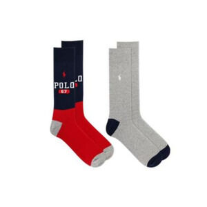 Polo Ralph Lauren Men's Polo 67 Slack Sock 2-Pack Multi Shoe Size 6-12 2897